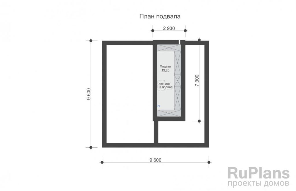 Планировка Двухэтажный с подвалом, террасой, кухней-гостиной и четыремя спальнями Rg6497