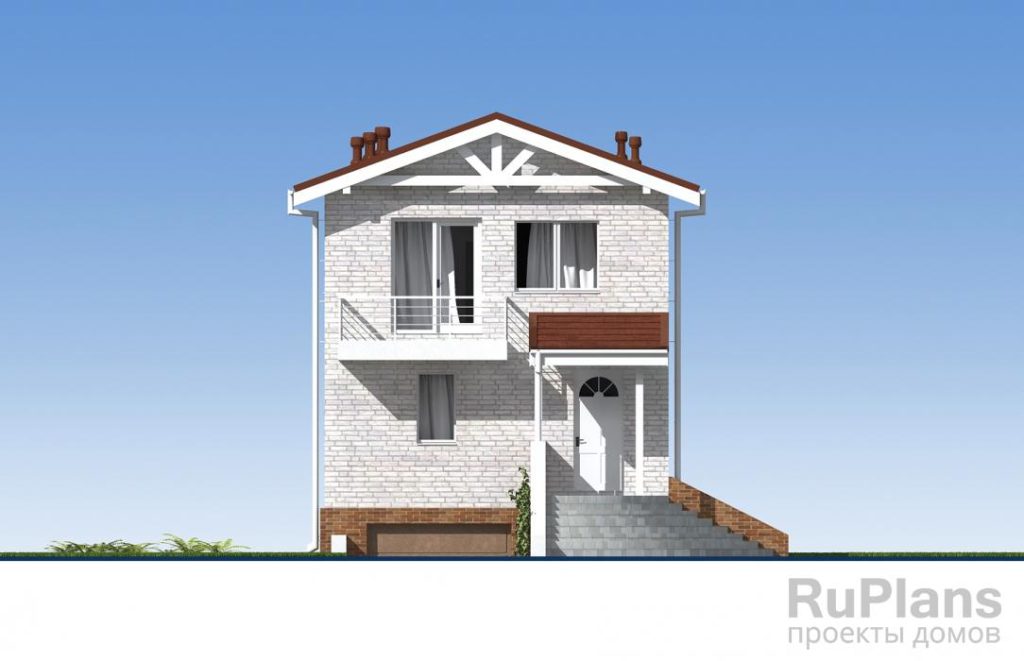 Проект двухэтажного дома с подвалом и гаражом Rg5528 — фото 5