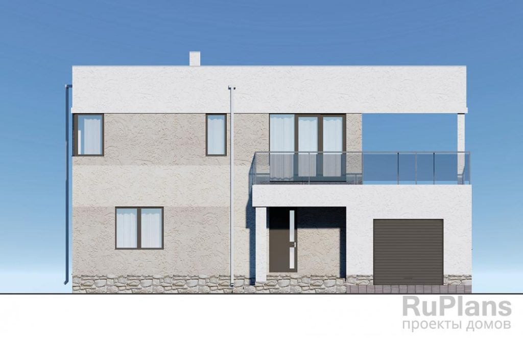 Двухэтажный дом с гаражом, кабинетом и террасой Rg6021 — фото 5