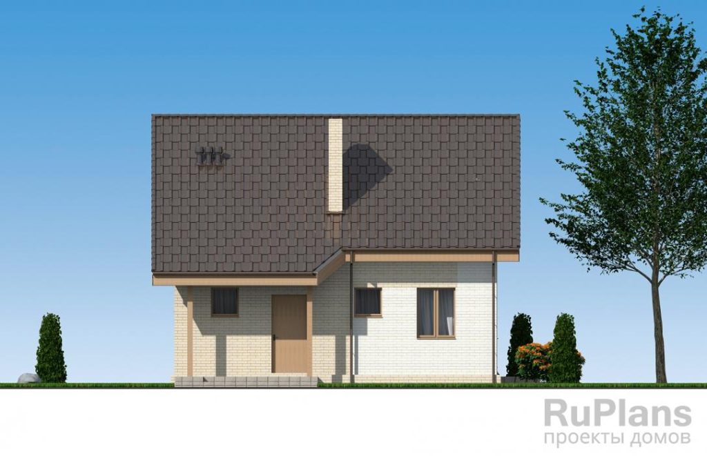Проект одноэтажного жилого дома с мансардой Rg5194 — фото 5