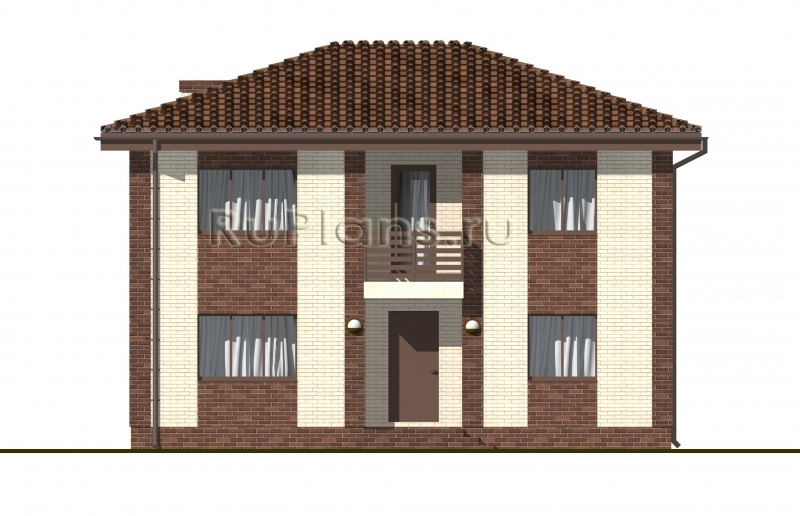 Эскизный проект двухэтажного дома Rg4928 — фото 5