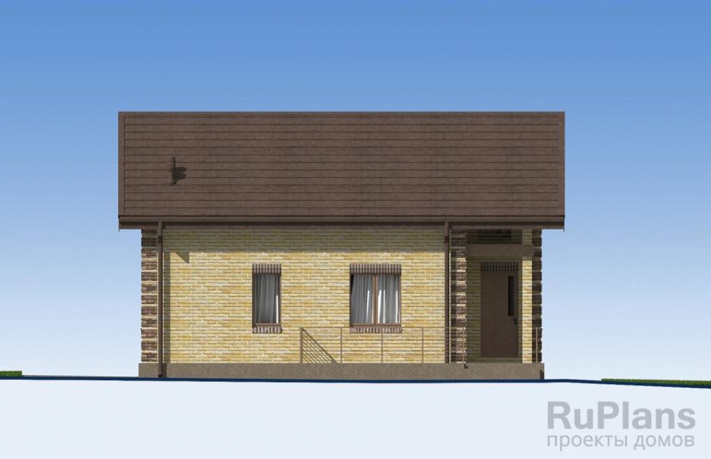 Проект одноэтажного дома с мансардой и террасой Rg5498 — фото 5