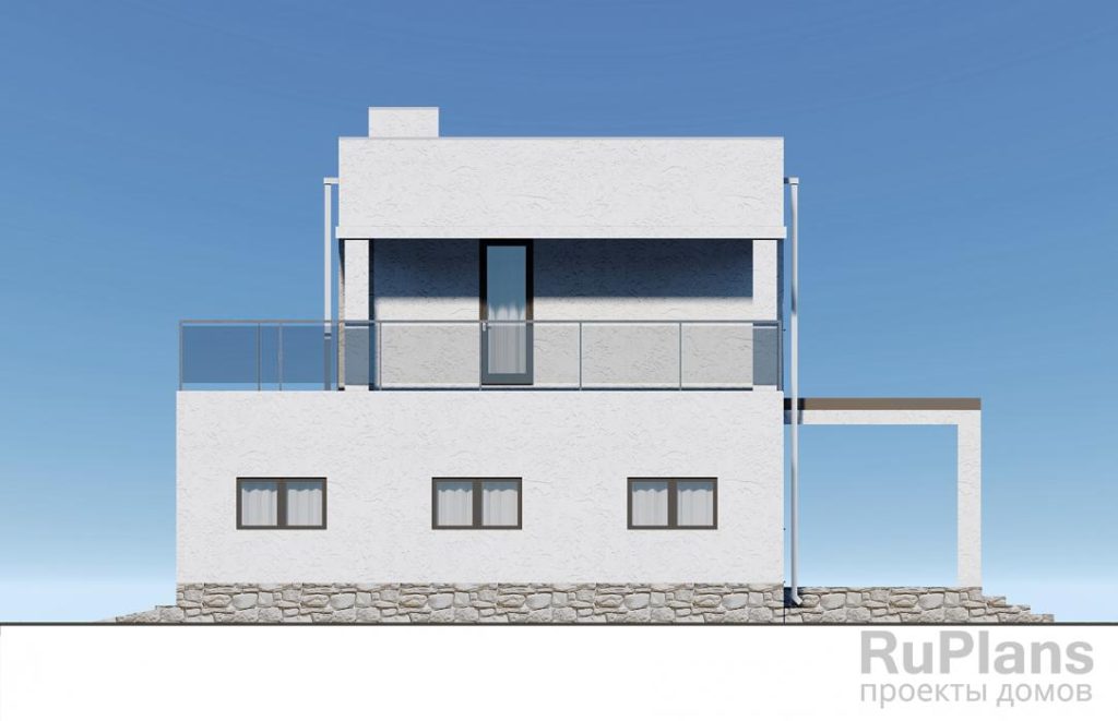 Двухэтажный дом с гаражом, кабинетом и террасой Rg6021 — фото 6