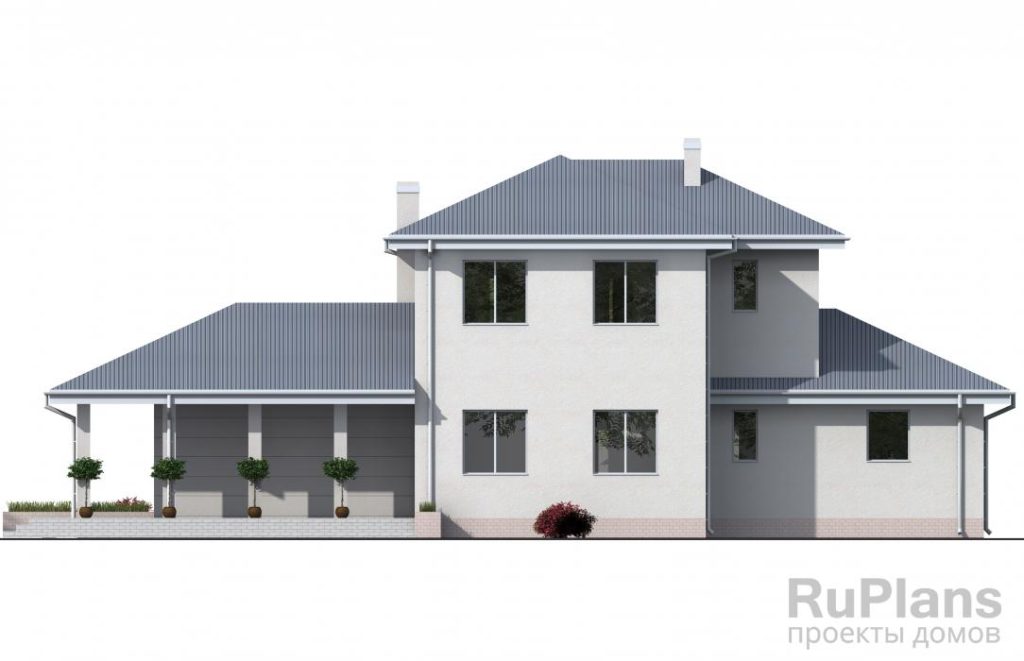 Проект двухэтажного дома с необычной террасой Rg3912 — фото 7