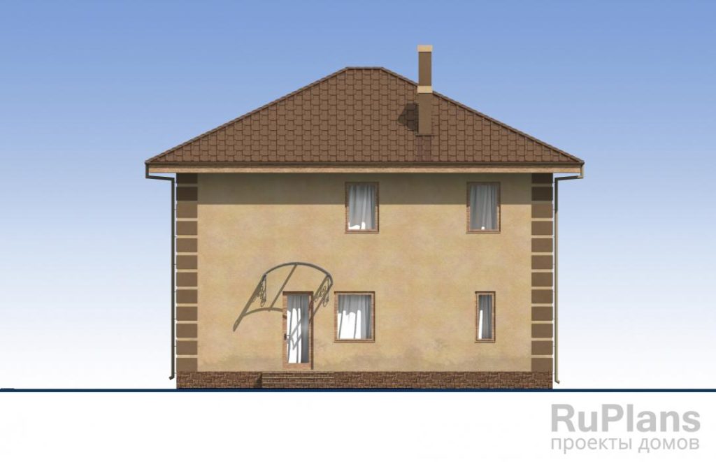 Проект двухэтажного жилого дома с террасой и гаражом Rg5462 — фото 7