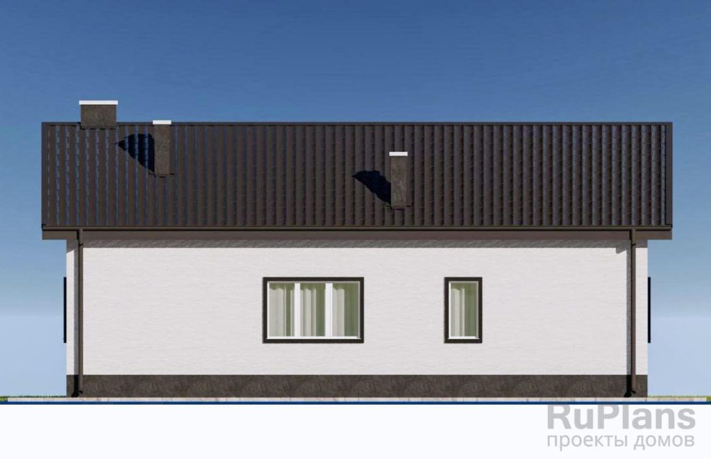 Одноэтажный дом с тремя спальнями и гардеробом Rg6155 — фото 7