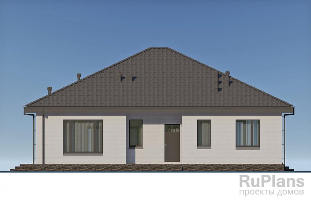 Одноэтажный дом с тремя спальнями и террасой Rg6368 — фото 8