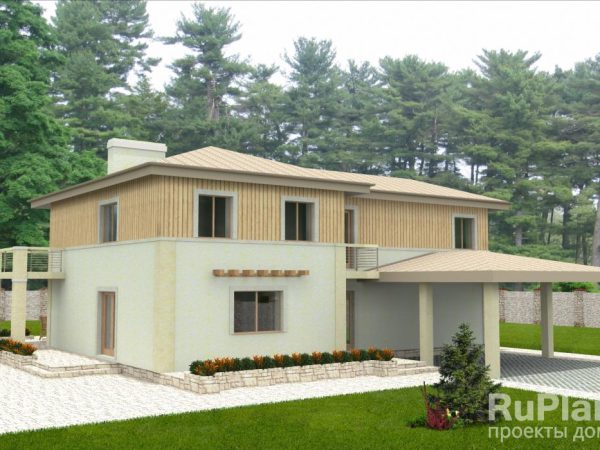 Двухэтажный уютный коттедж Rg3567
