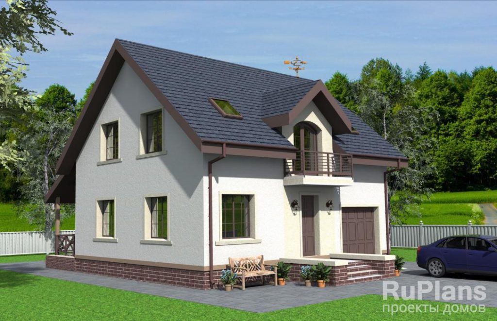 Проект загородного коттеджа с уютной планировкой Rg4007 — фото 2
