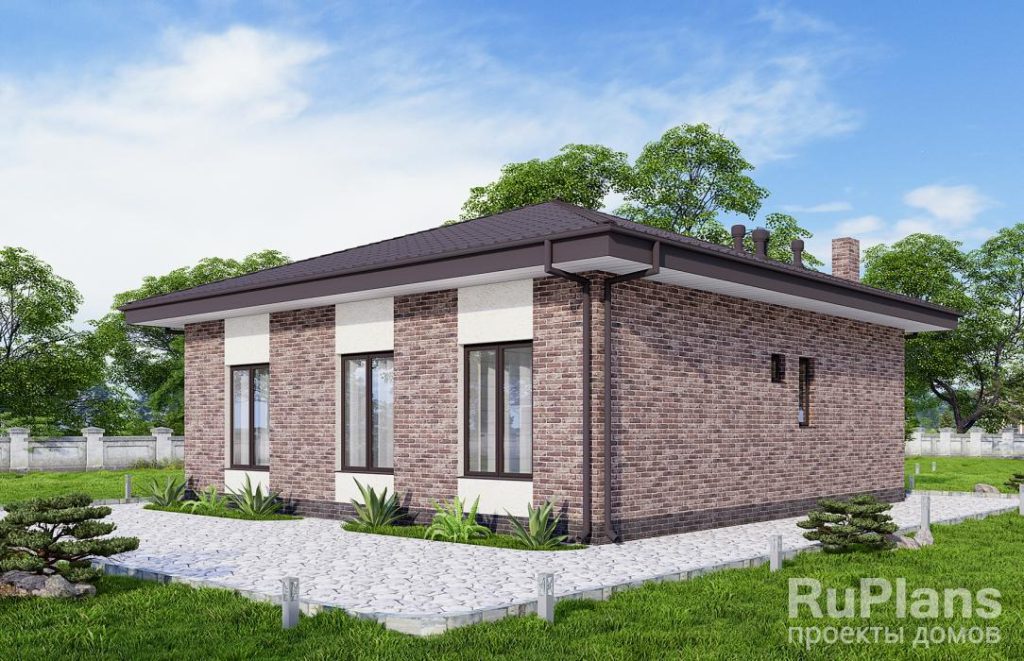 Одноэтажный дом с просторной гостиной и двумя спальнями. Rg6443 — фото 2