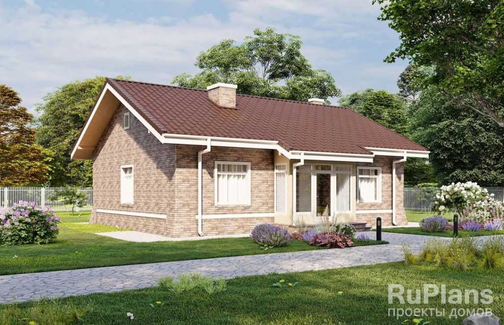 Проект одноэтажного дома Rg5500 — фото 2