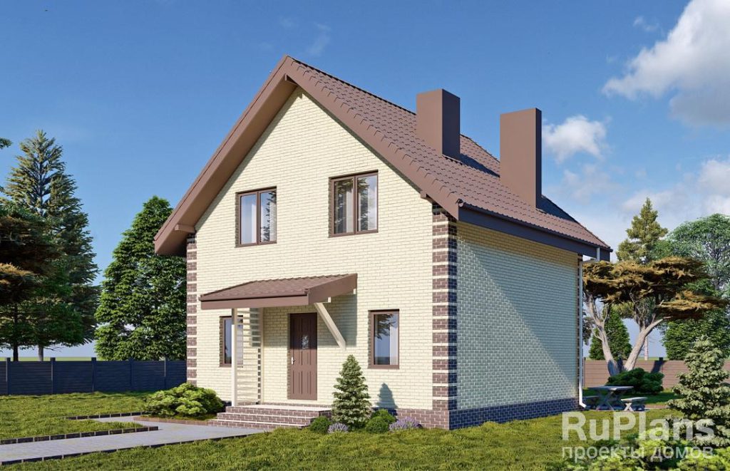 Одноэтажный дом с мансардой и тремя спальнями Rg5934 — фото 2
