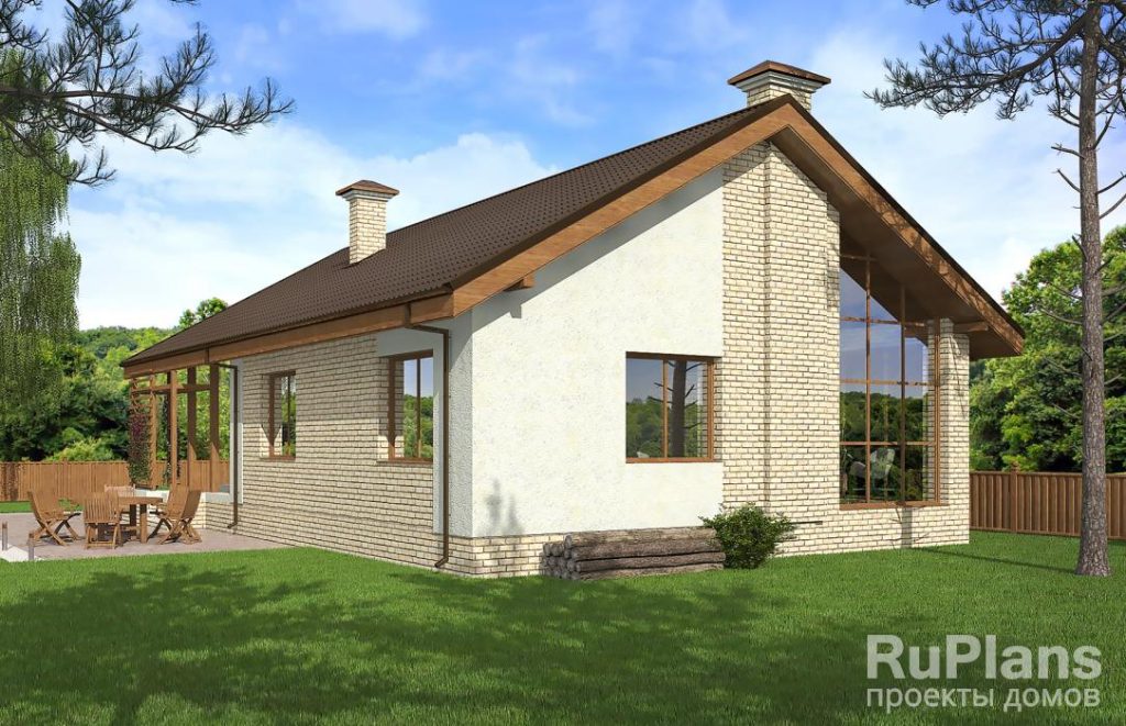 Проект одноэтажного комфортного дома Rg3678 — фото 2