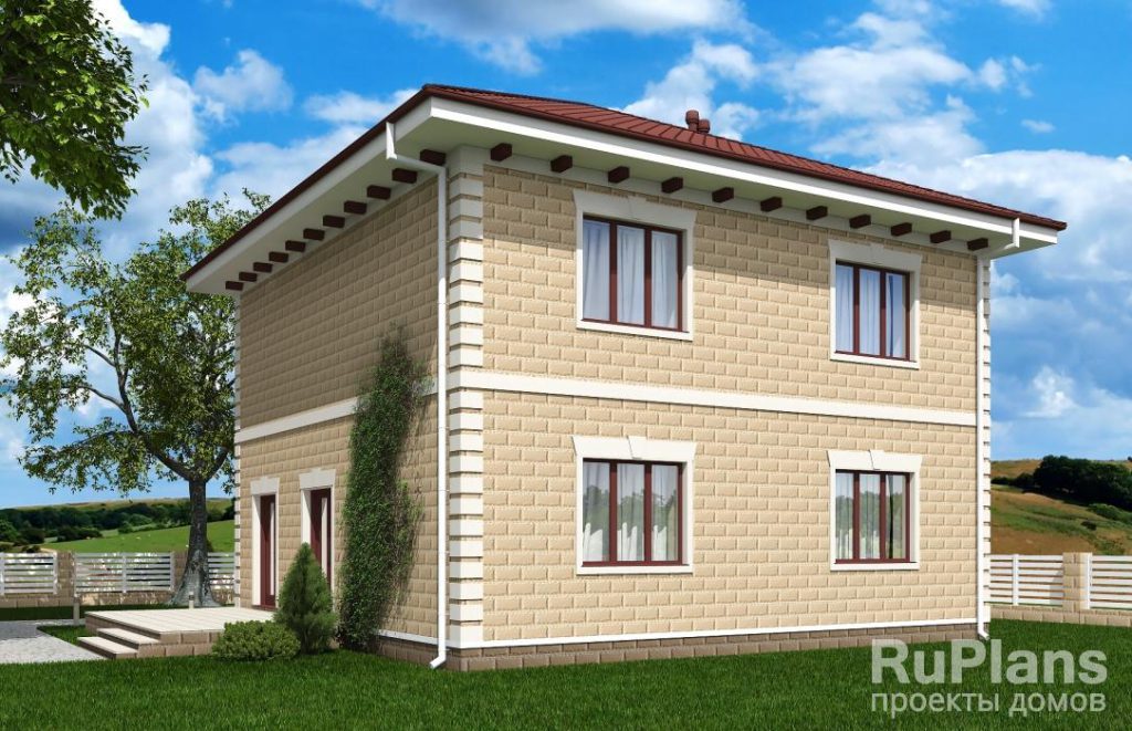 Проект двухэтажного дома с террасой Rg5813 — фото 2