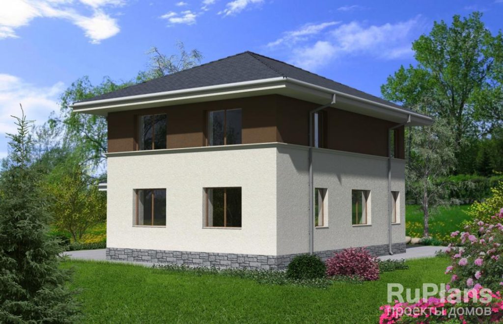 Проект загородного дома из забутовочного кирпича Rg4776 — фото 3