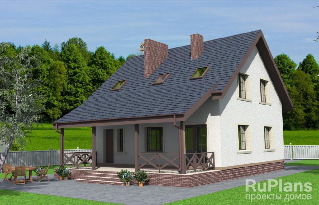 Проект загородного коттеджа с уютной планировкой Rg4007 — фото 3