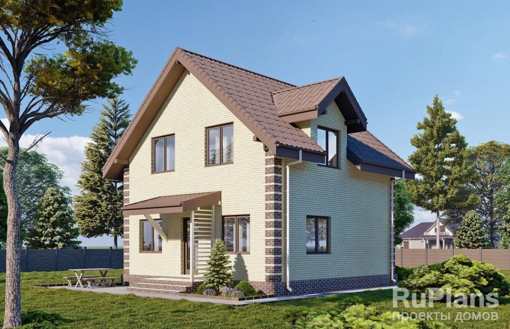 Одноэтажный дом с мансардой и тремя спальнями Rg5934 — фото 3