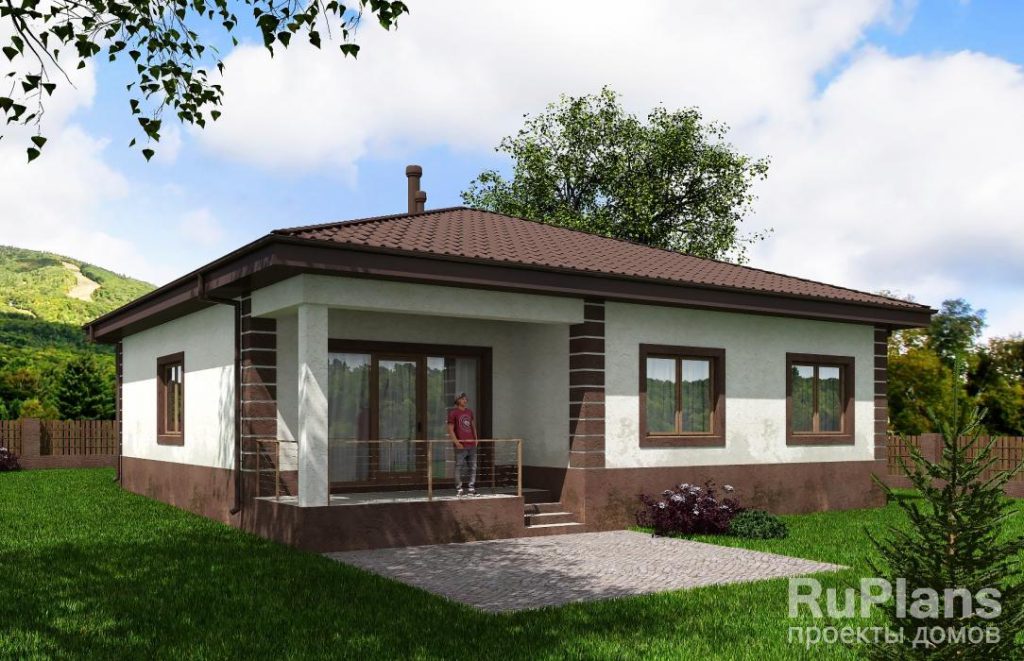 Проект одноэтажного жилого дома Rg5719 — фото 3