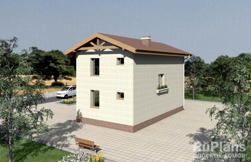 Проект компактного и экономичного двухэтажного дома Rg3720 — фото 3