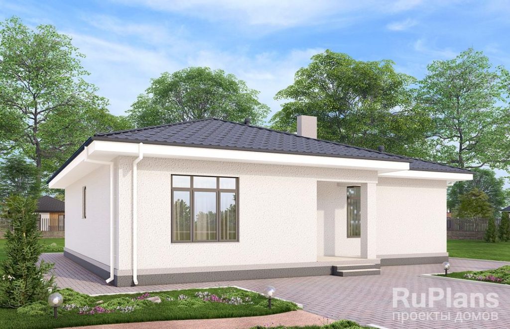 Одноэтажный дом с террасой и тремя спальнями Rg6569 — фото 3