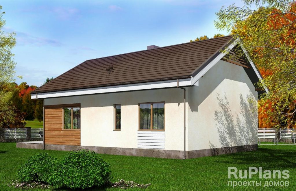 Проект одноэтажного жилого дома с террасой Rg5102 — фото 4