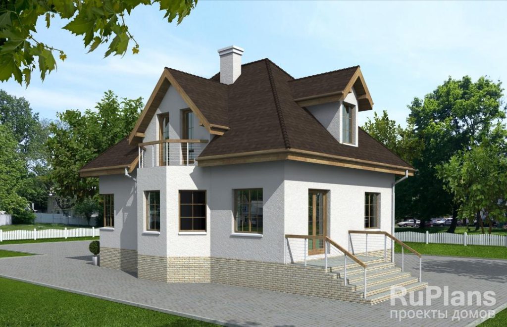 Проект дома с подвалом и мансардой Rg3907 — фото 4