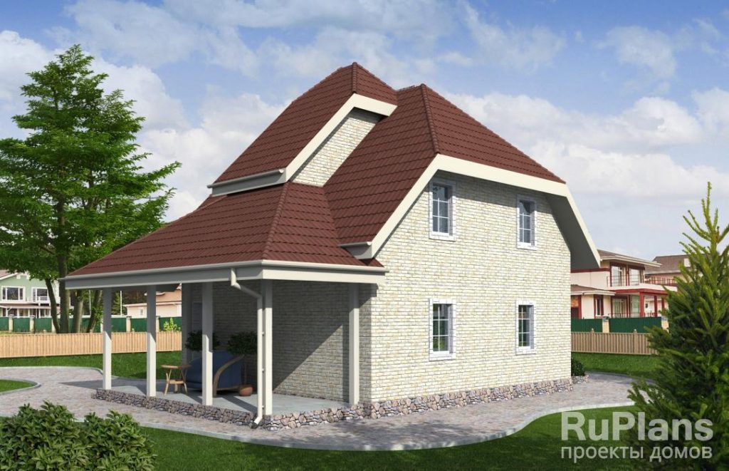 Проект загородного коттеджа с мансардой Rg4031 — фото 4