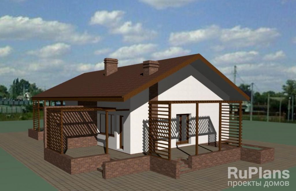 Проект привлекательного коттеджа из газобетона Rg3578 — фото 4