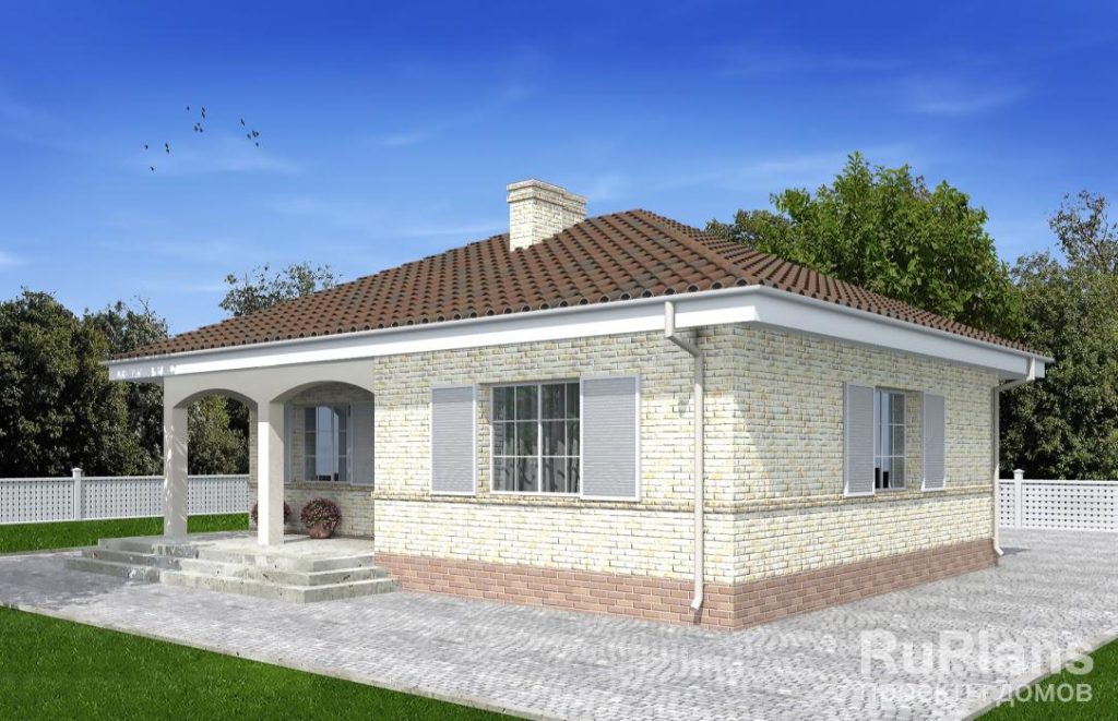 Проект компактного одноэтажного дома Rg3433 — фото 4