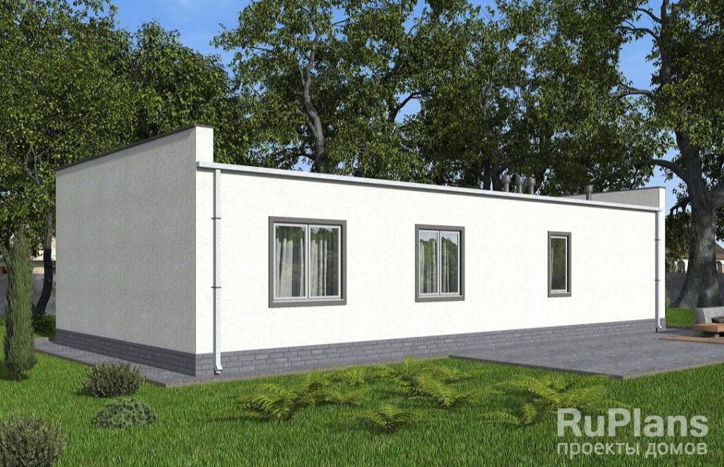 Одноэтажный дом с террасой и тремя спальнями Rg6476 — фото 4