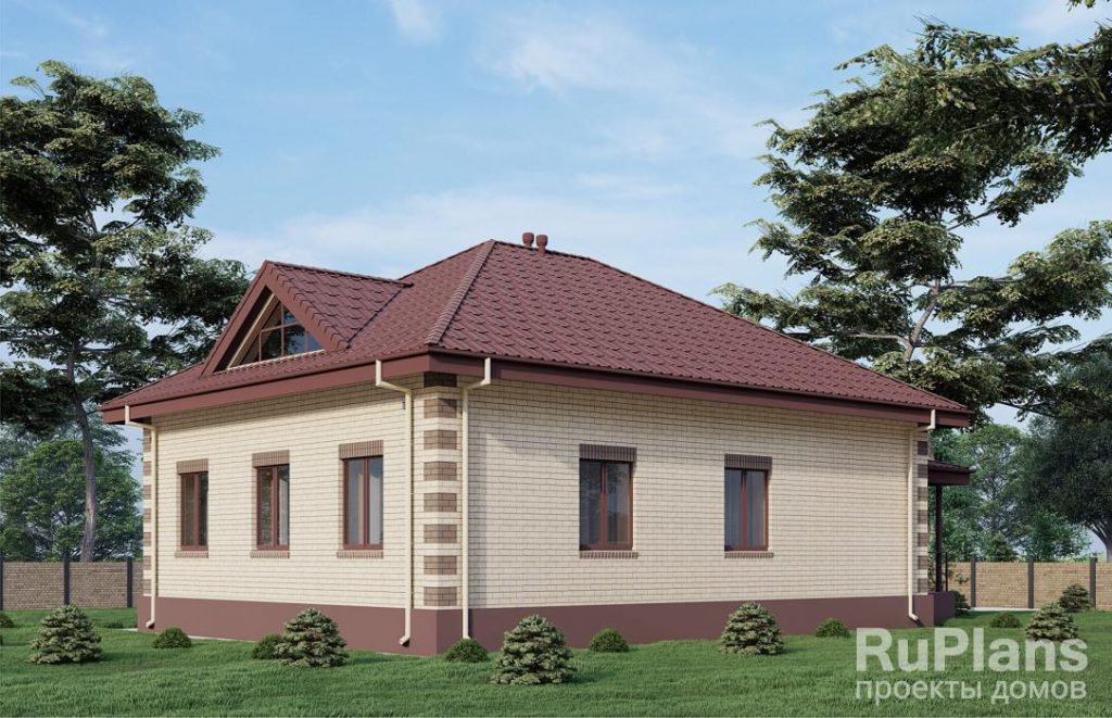 Одноэтажный дом с пятью спальнями  и террасой Rg6462 — фото 4