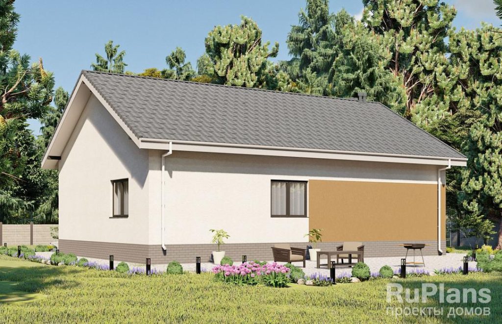 Одноэтажный жилой дом Rg5796 — фото 4