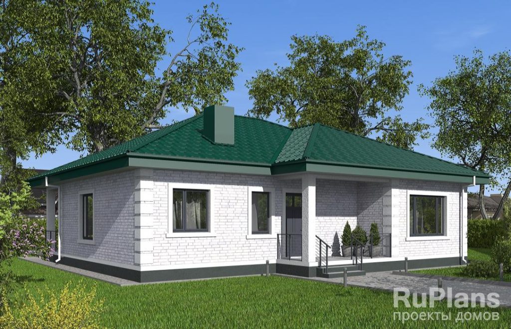 Одноэтажный с террасой, тремя спальнями и кухней-гостиной Rg6496 — фото 4
