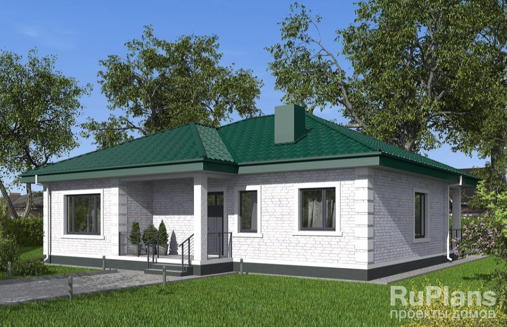 Одноэтажный с террасой, тремя спальнями и кухней-гостиной Rg6538 — фото 4