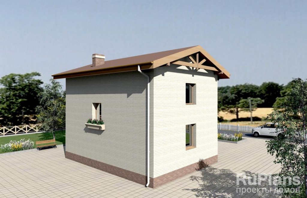 Проект компактного и экономичного двухэтажного дома Rg3720 — фото 4