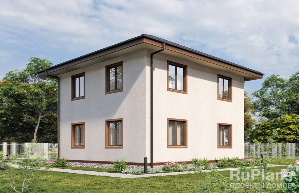 Проект  двухэтажного жилого дома с террасой Rg5506 — фото 4