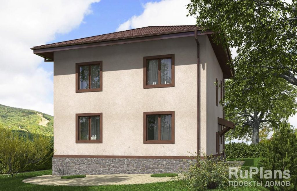 Проект двухэтажного дома с террасой Rg5583 — фото 4