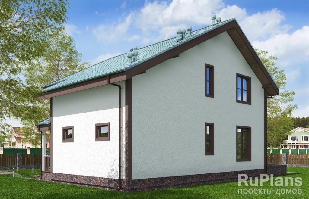 Проект одноэтажного жилого дома с мансардой Rg5130 — фото 2