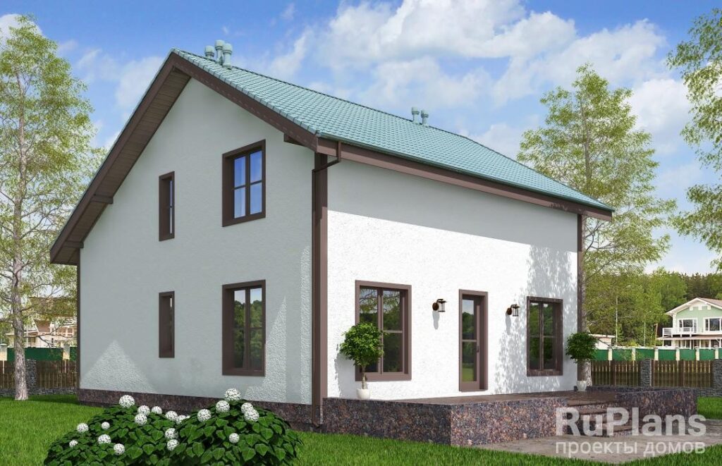 Проект одноэтажного жилого дома с мансардой Rg5130 — фото 3