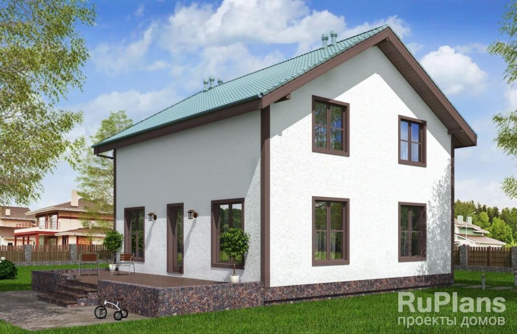 Проект одноэтажного жилого дома с мансардой Rg5130 — фото 4